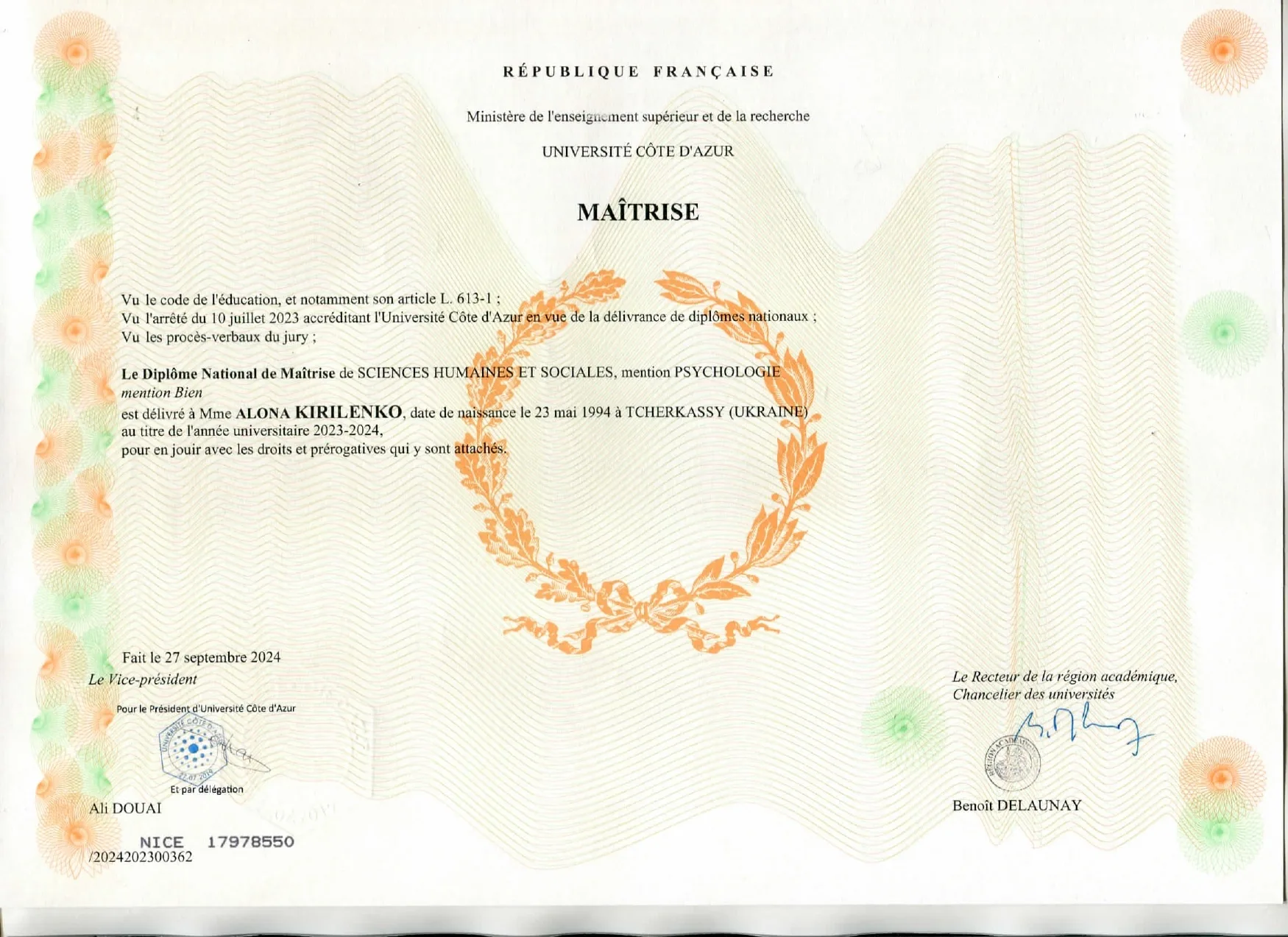 Diploma France